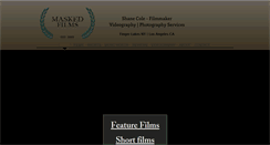 Desktop Screenshot of maskedfilms.com