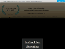 Tablet Screenshot of maskedfilms.com